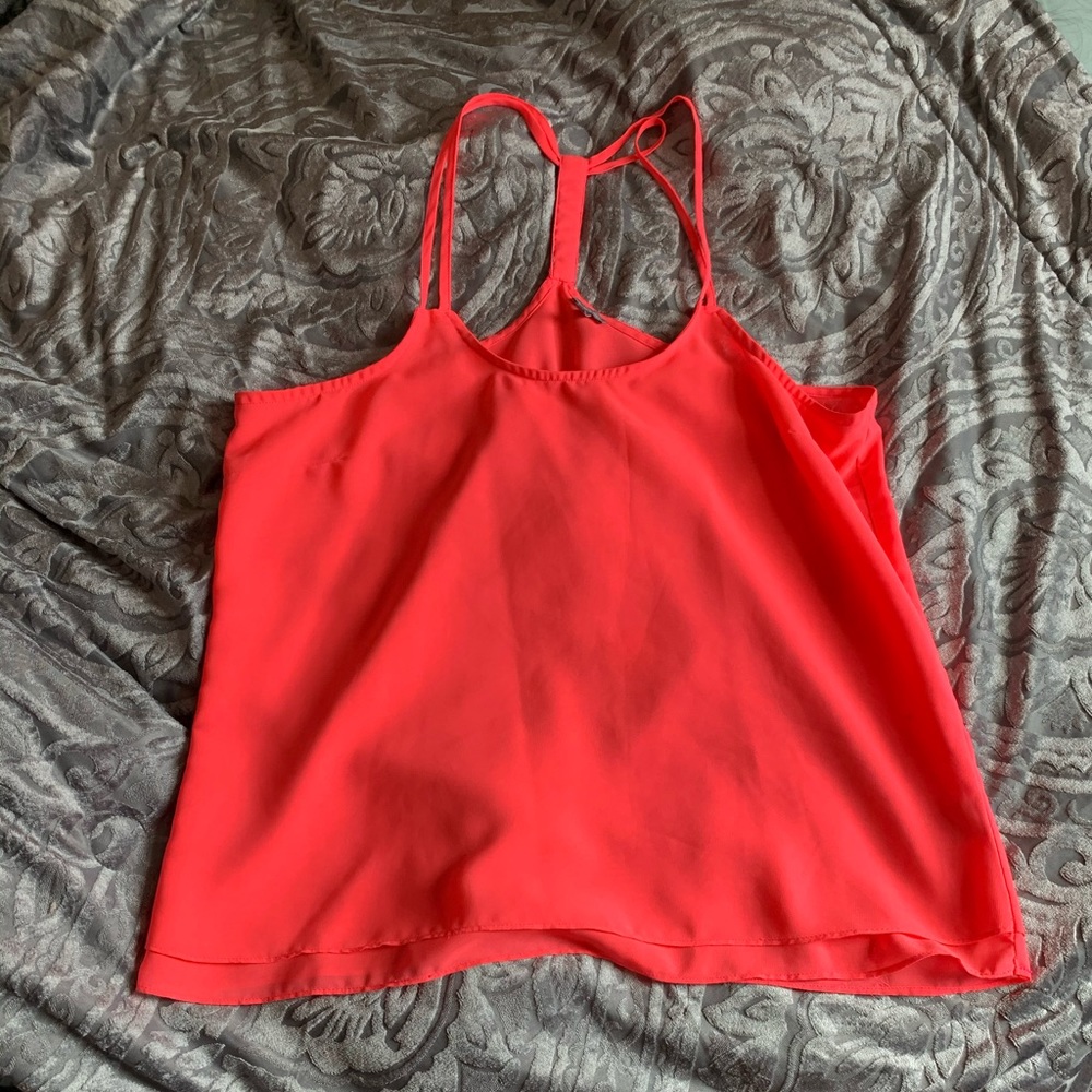 Hot pink tank top